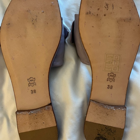 A Piedi bow sandal lavender sz 38 - Picture 3 of 5